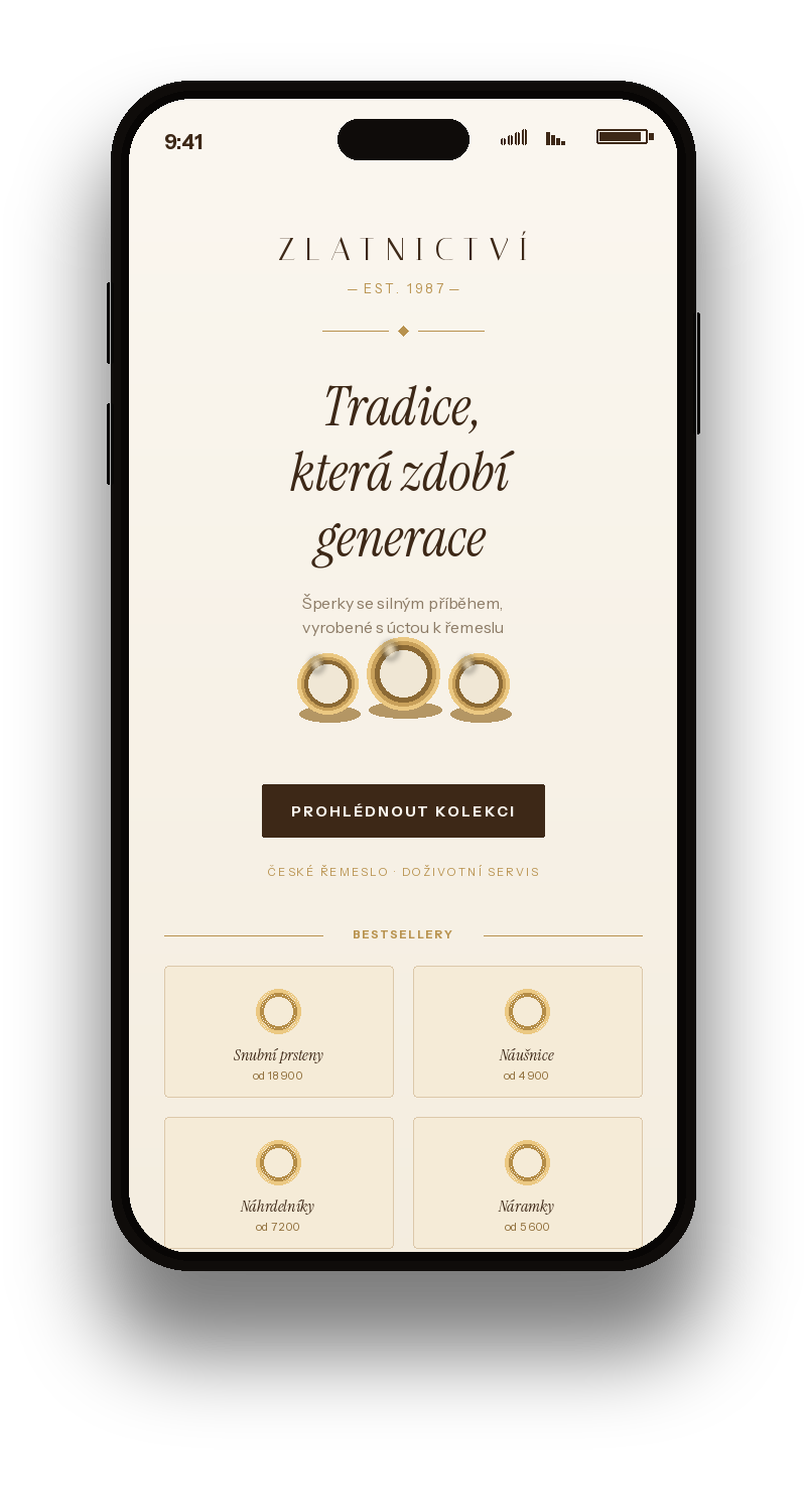 Šablona Tradice — klasická elegance